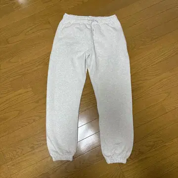 NAUTICA 라이트 그레이 스웨트 팬츠 허리밴딩 S 사이즈