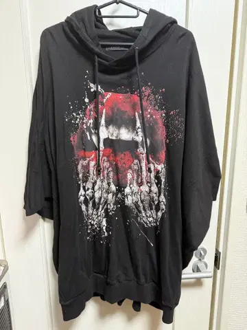 [ 새상품급 ] CIVARIZE 후드티 블랙 후디 반팔 돌먼