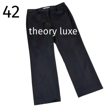 theory luxe 띠어리 스트레치 슬랙스 빅 사이즈 LL 블랙