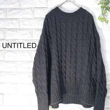 UNTITLED 니트 이탈리아제 컨디션 최상 언타이틀 스웨터 현행 택