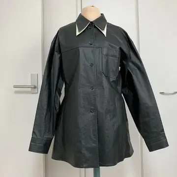 새상품급! REJINA PYO 레더라이크 셔츠 자켓 원피스