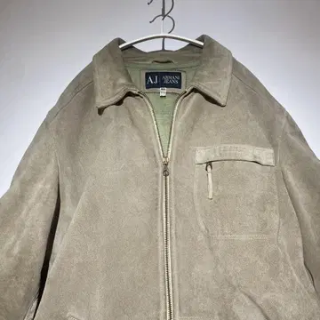 ARMANI 스웨이드 가죽 자켓 size48