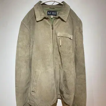 ARMANI 스웨이드 가죽 자켓 size48