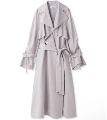 SNIDEL Sustainable 글로스 트렌치코트