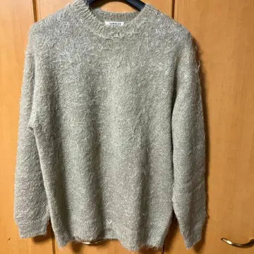AURALEE BRUSHED SUPER KID MOHAIR KNIT