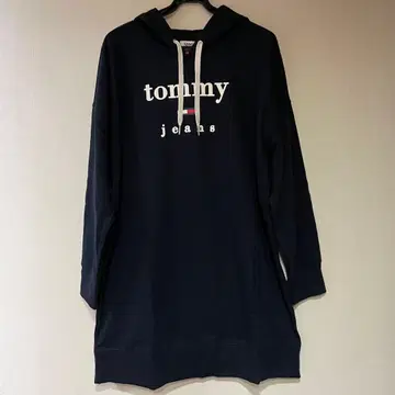 [ 새상품 ] 타미힐피거 원피스 L 다크 네이비 로고