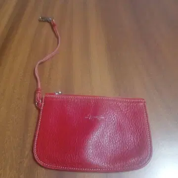 초특가 긴자 카네마츠 가죽 코인 케이스 빨간색