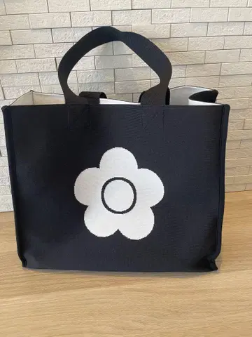 MARY QUANT 플라워 모티브 토트백