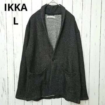 이카 숄카라 헤링본 자켓 그레이 L