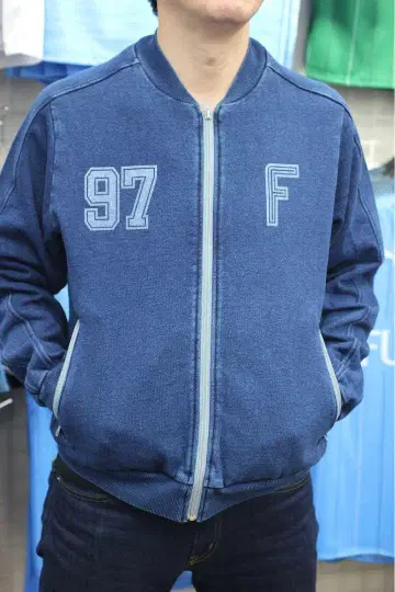 가와사키 프론탈레 데님 맨투맨 자켓