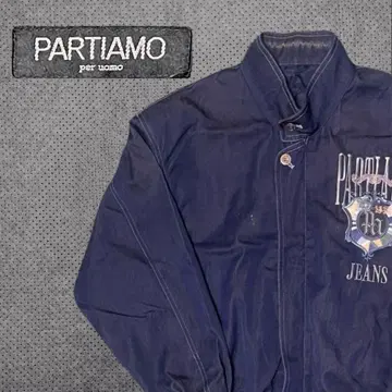 [ 90s ] PARTIAMO 빈티지 자켓 자수 인디고 데님