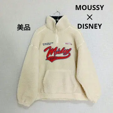 [ 새상품급 ] MOUSSY 디즈니 보아 하프 집업 풀오버
