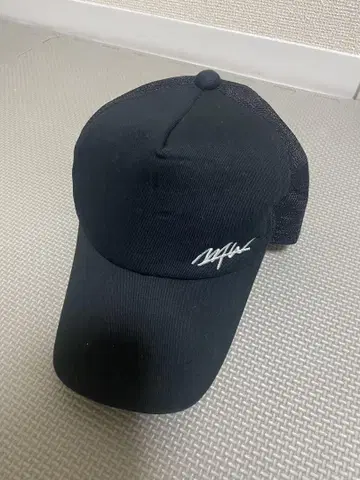 WTW 블랙 메쉬 백 캡