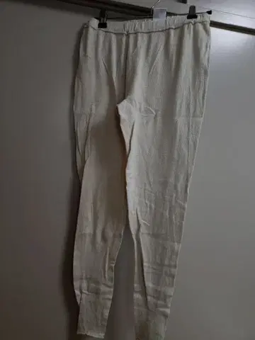 [ 미사용 ] evam eva 코튼 실크 레깅스 아이보리