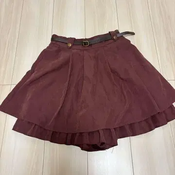 axes femme 엑시즈팜 스커트풍 핫팬츠 지뢰계 벨트