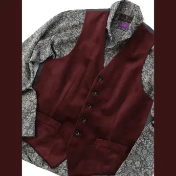 [ 새상품 ] MEN'S BIGI 트리코 저지 벨벳 베스트