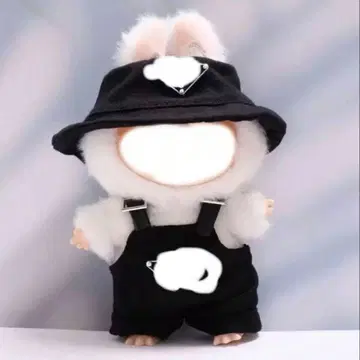 LABUBU 러브브 의류 모자 2종 세트 블랙 옷 갈아입기