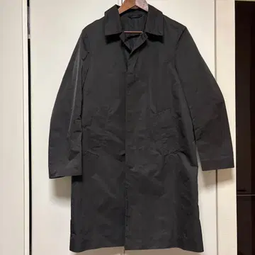 새상품급 JIL SANDER 블랙 스텐카라 코트 사이즈 44