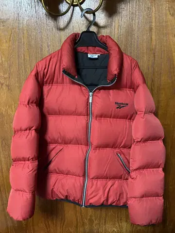 리복 90s 올드 리복 다운 자켓 빨간색 L