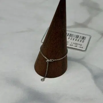 Pt 다이아 체인 반지 슬라이드식