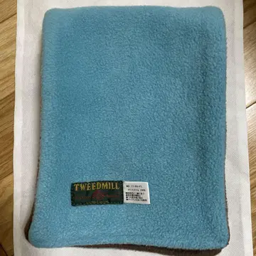 TWEEDMILL 플리스 넥워머 스카이블루/브라운