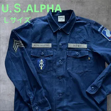 ALPHA 알파 밀리터리 자켓 네이비