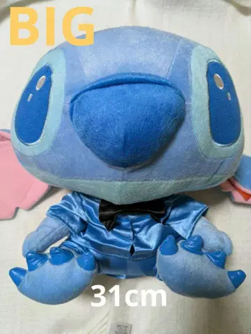 [ 미사용품 ] 스티치 BIG 코스튬 봉제 인형 높이 31cm 택 포함