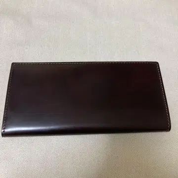 미사용품 오오바세이호 코도반 장지갑 지갑 브라운 짙은 갈색