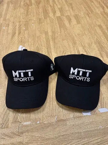 MTT SPORTS 블랙 캡 2세트