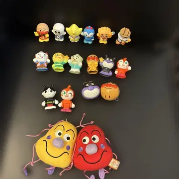 호빵맨 피규어 봉제 인형 세트