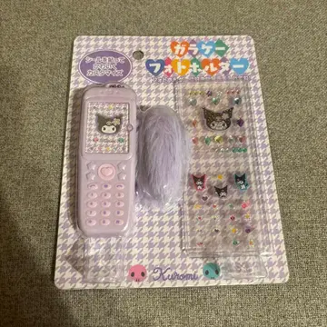 새상품 산리오 쿠로미 휴대폰 사진 홀더