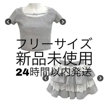 미셸마카롱 백리본 레이스 3종 셋업