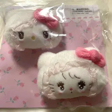 산리오 mikko characters 앞머리 헤어 클립 키티 무스