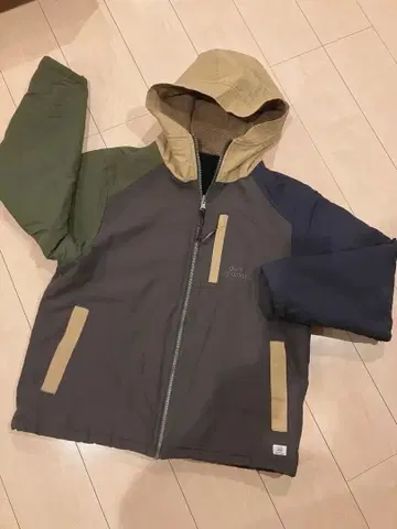 짐 마스터 후드 부착 블루종 점퍼 리버서블 겨울