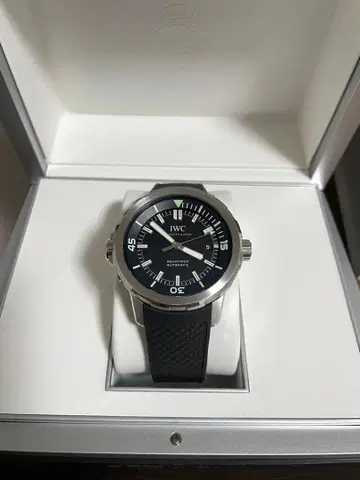 IWC 아쿠아타이머 자동 와인딩 IW329001 남성용
