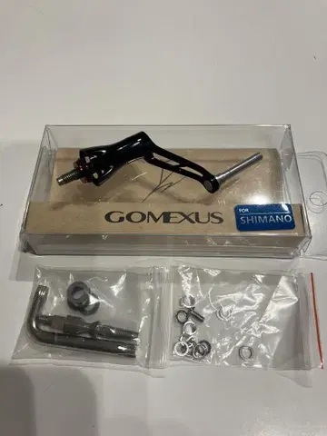 GOMEXUS 스피닝 릴 35mm 초초듀랄루민 핸들 시마노용