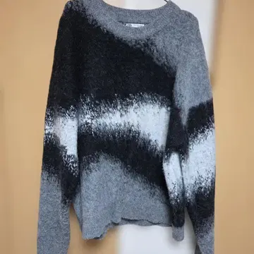 ZARA 패턴 니트 스웨터 L