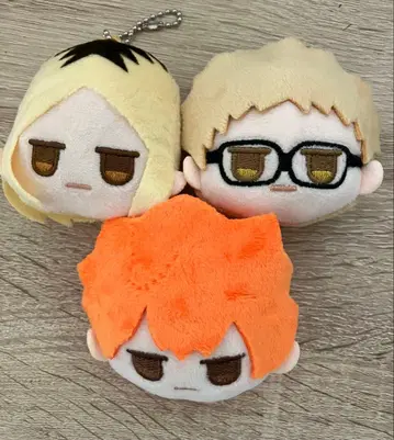 하이큐 페이스 봉제 인형 키링