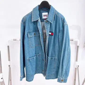 타미힐피거 진스 데님 자켓 L 사이즈 G 데님