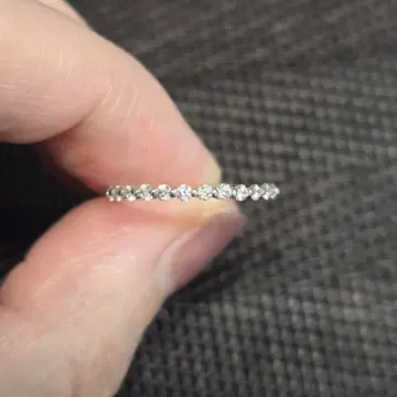 모이사나이트 1.6mm 하프 이터니티 반지