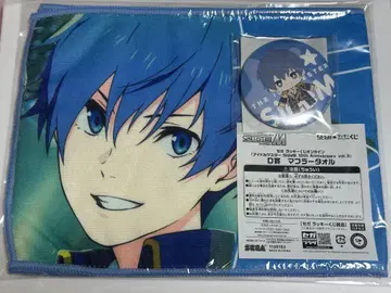 SideM 세가 럭키 쿠지 아마미네 히데 타월 캔뱃지