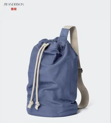 JW ANDERSON 블루 드로우 스트링 백