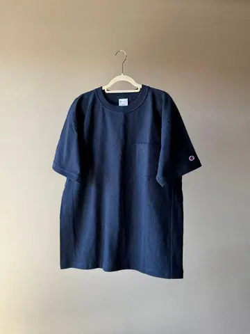 챔피온 REVERSE WEAVE 티셔츠 네이비