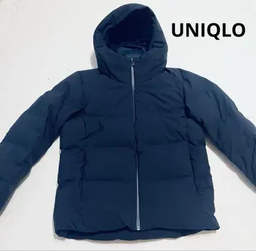 [컨디션 최상] UNIQLO 심리스 다운 파카 3D 컷 네이비 다운