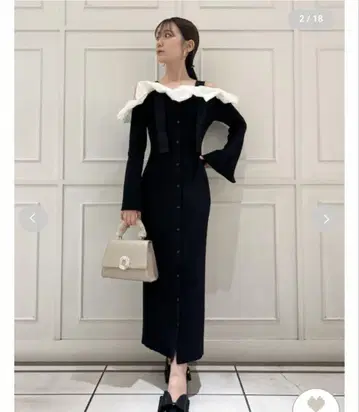 SNIDEL 스나이델 정품 오프숄더 원피스 택 포함
