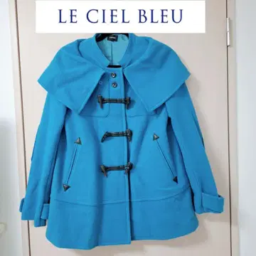 LE CIEL BLEU 루쉘블루 고급 터콰이즈 더플 코트