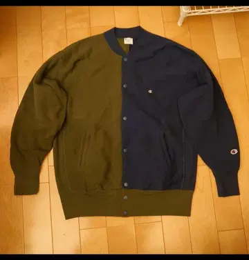 Champion x BEAMS / 별주 스냅 스웨트 재킷