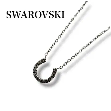 새상품급 SWAROVSKI 스와로브스키 말 발굽 큐빅 실버