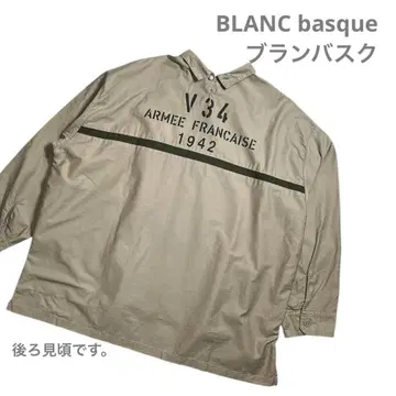 BLANC basque 블랑바스크 백 로고 오버 셔츠