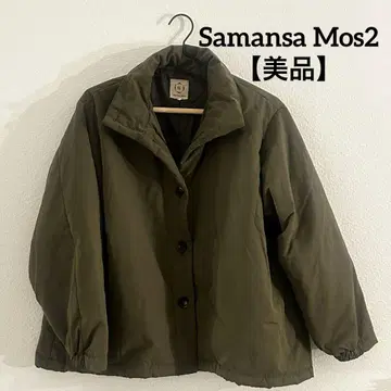 사만사 모스모스 SM2 올리브색 밀리터리 자켓 블루종 충전솜 다운
